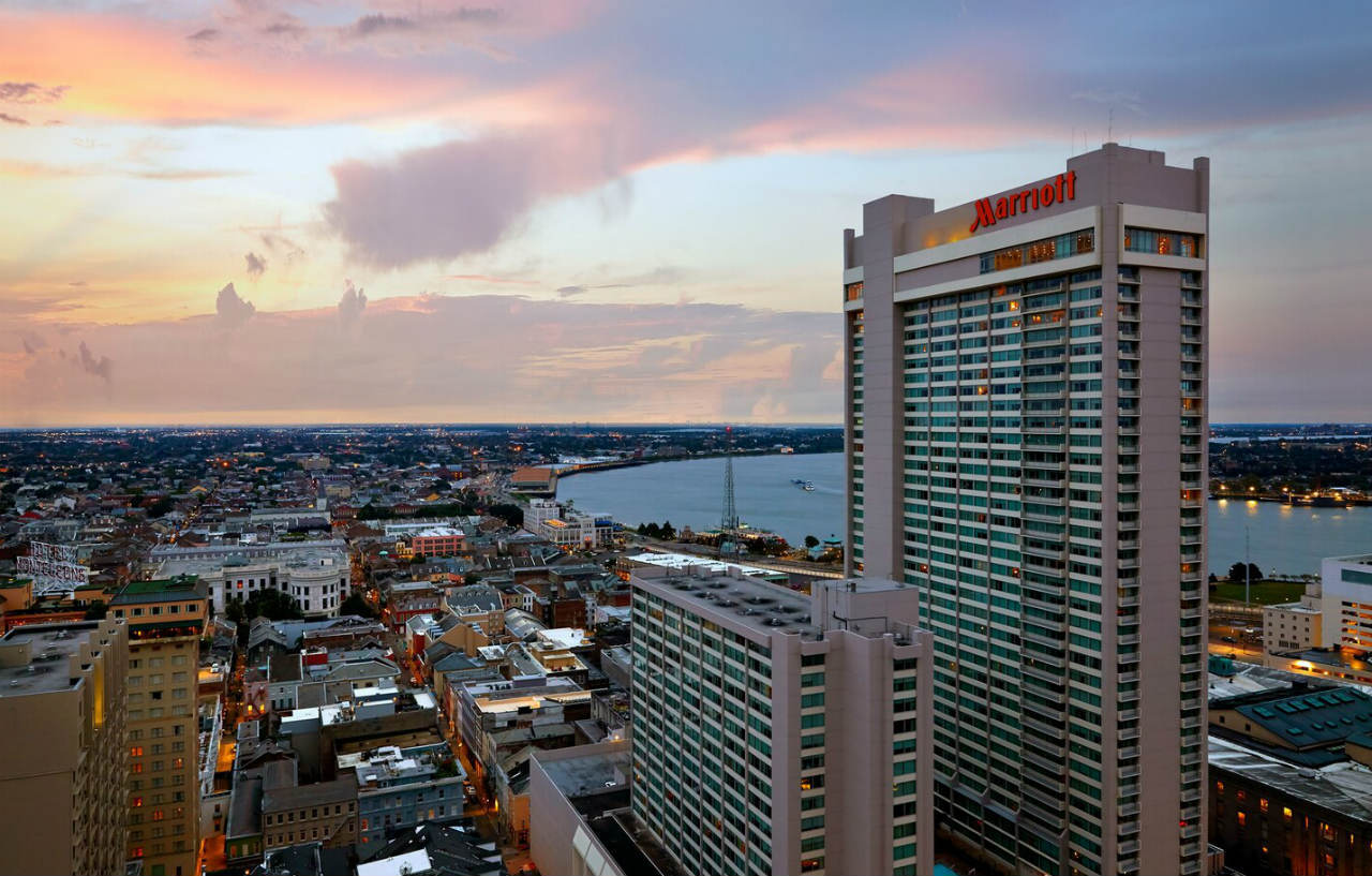 New Orleans Marriott Hotel Exterior foto